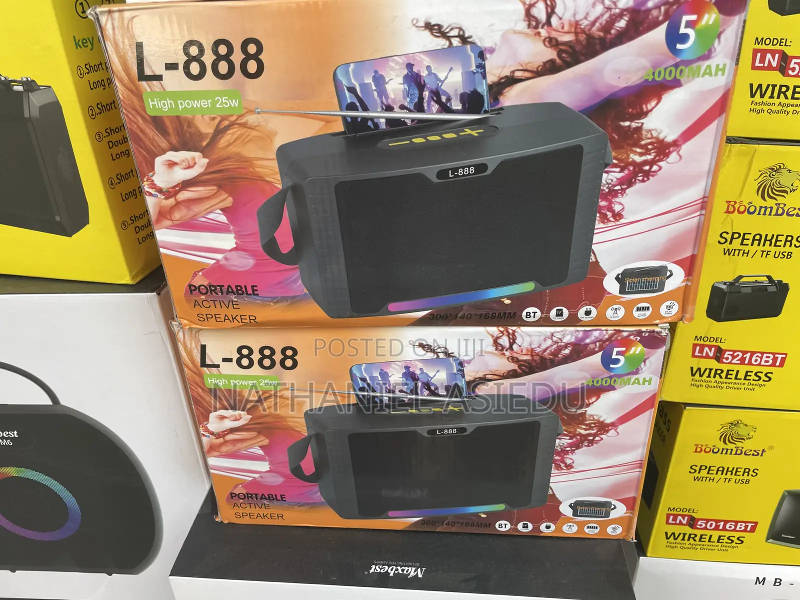 Boombest L-888 Portable Wireless Speaker.