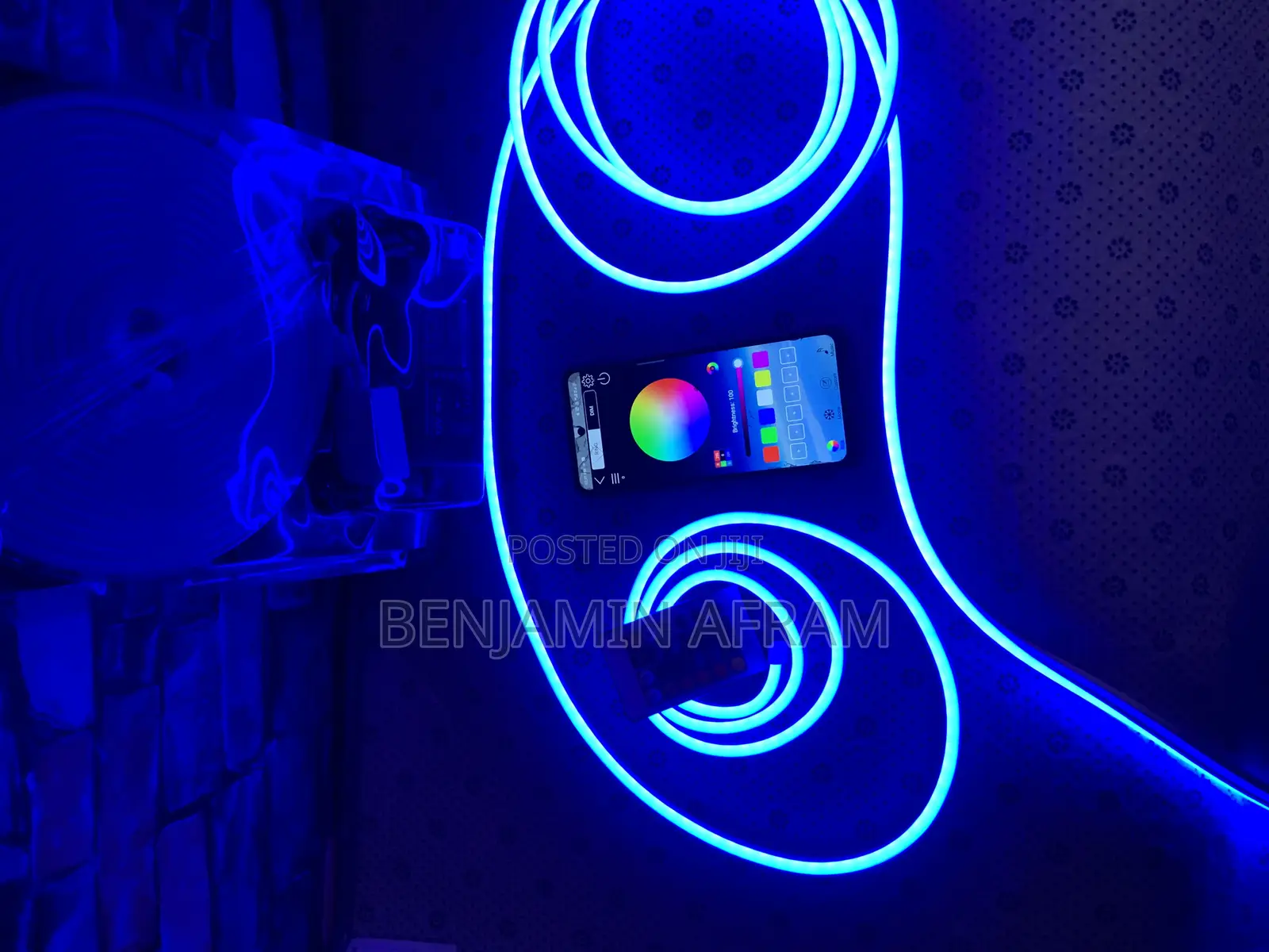 The Neon Edge Lights With Bluetooth Control