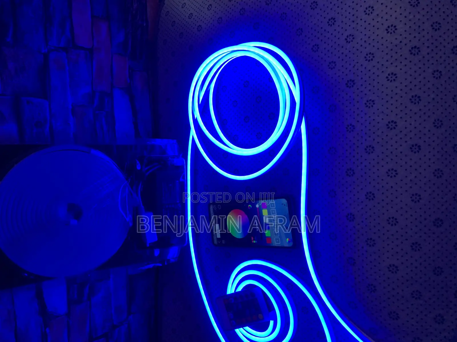 The Neon Edge Lights With Bluetooth Control