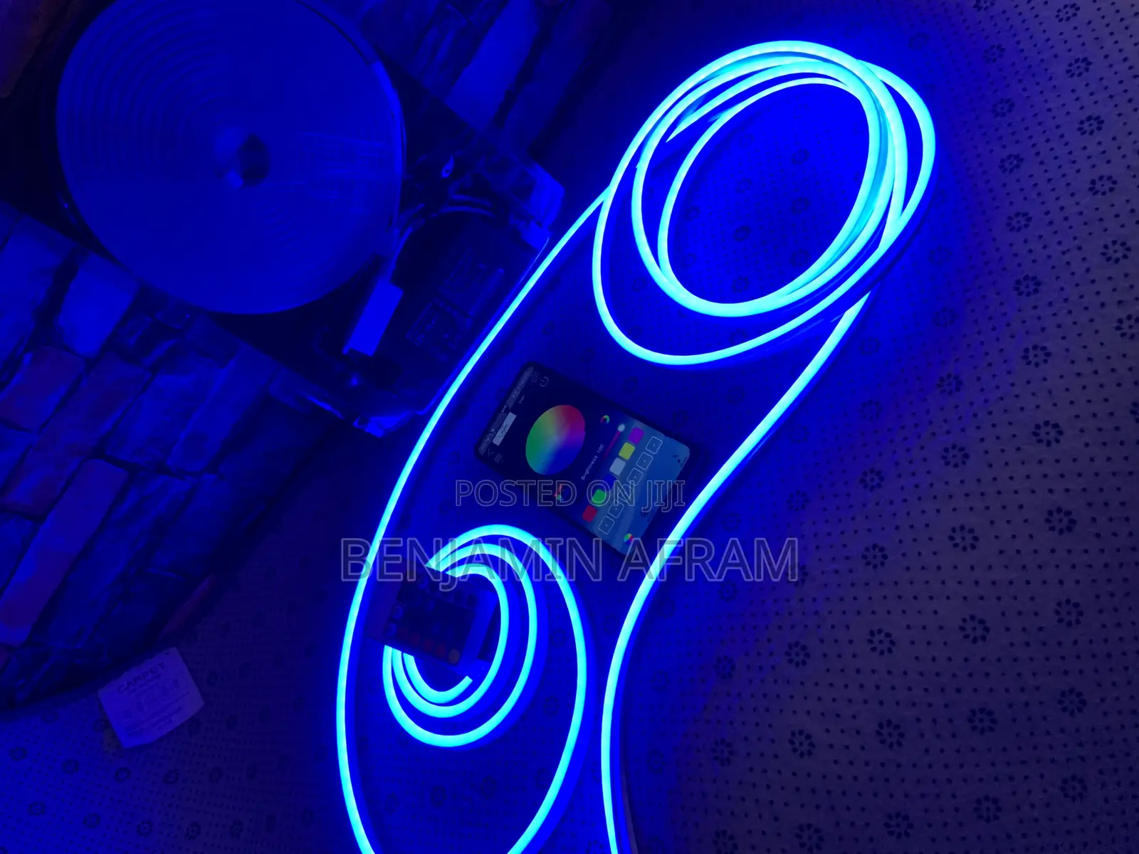 The Neon Edge Lights With Bluetooth Control
