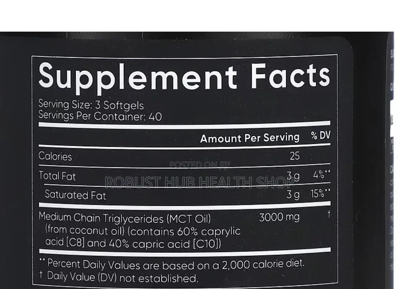 MCT Oil Softgels