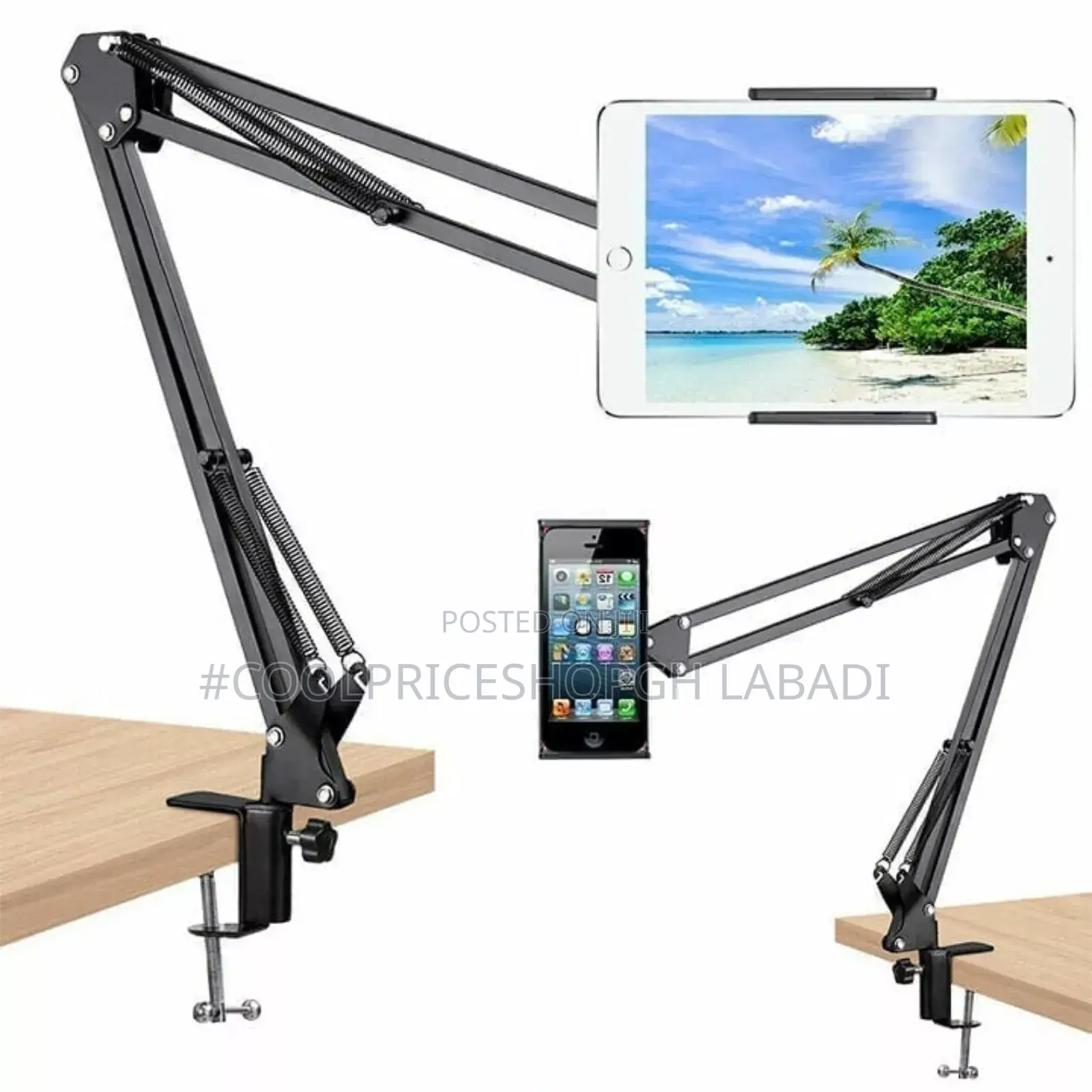 Smartphone iPad Table Clamp Stand Holder