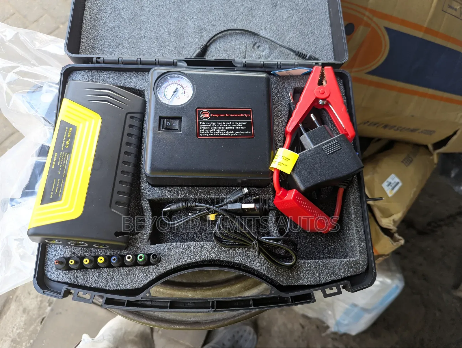 High Quality Multi Purpose Jump Start With Tyre Pump/Inflator