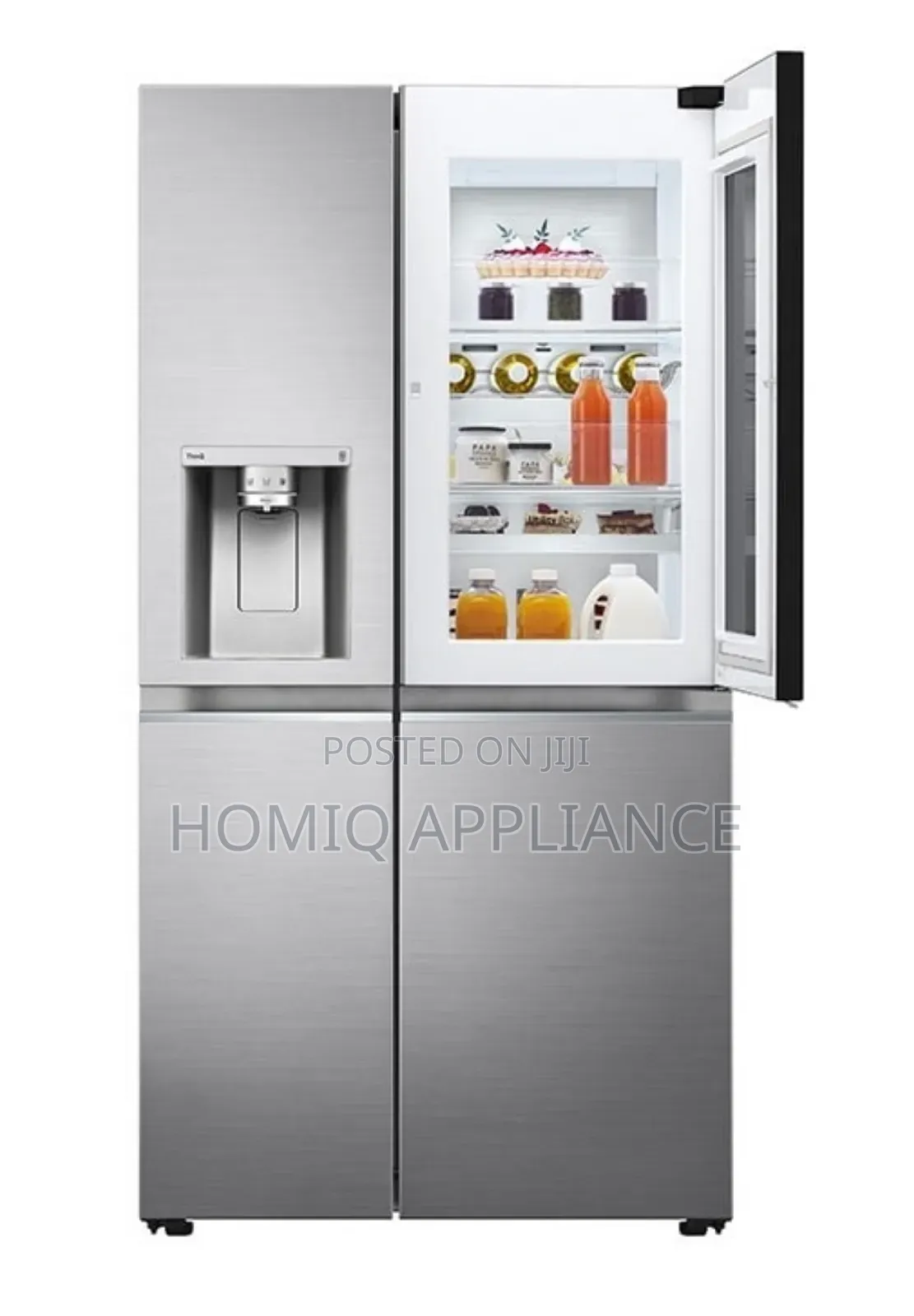 Lg 668l Instaview Door-in-Door Side by Side Inverter Linear Compressor