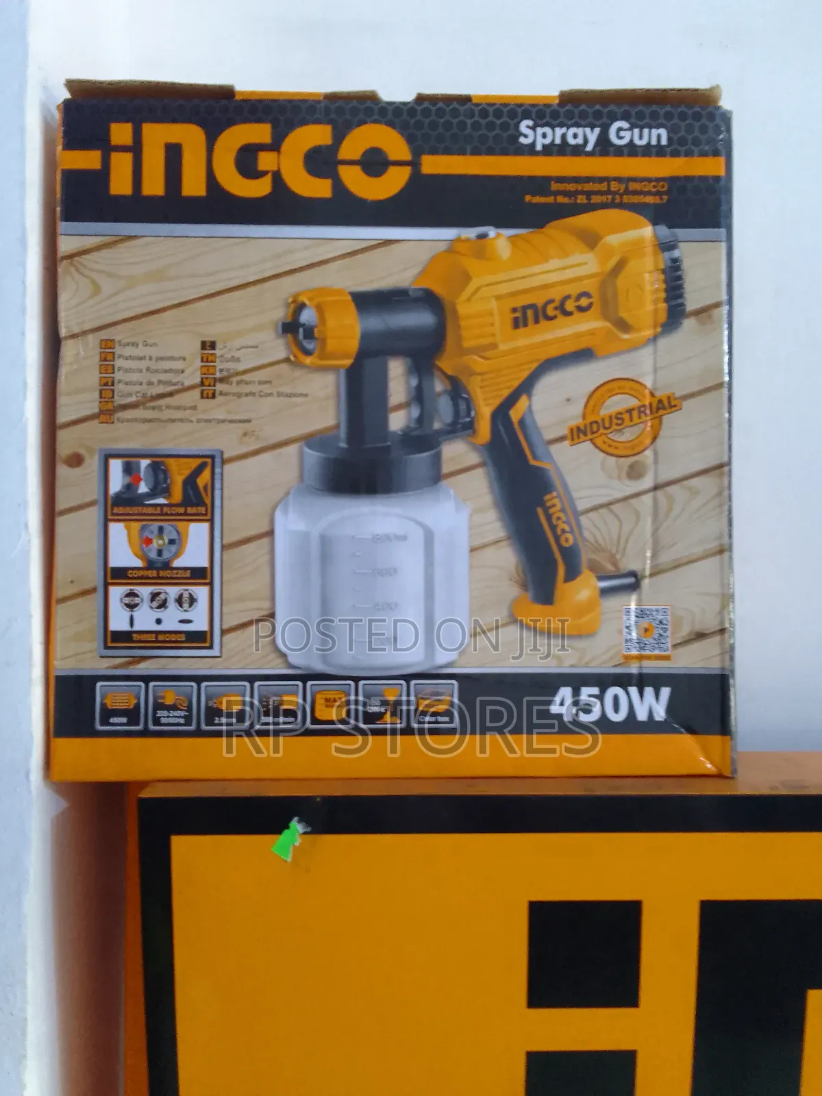 Ingco Spray Gun 450w Plastic Can
