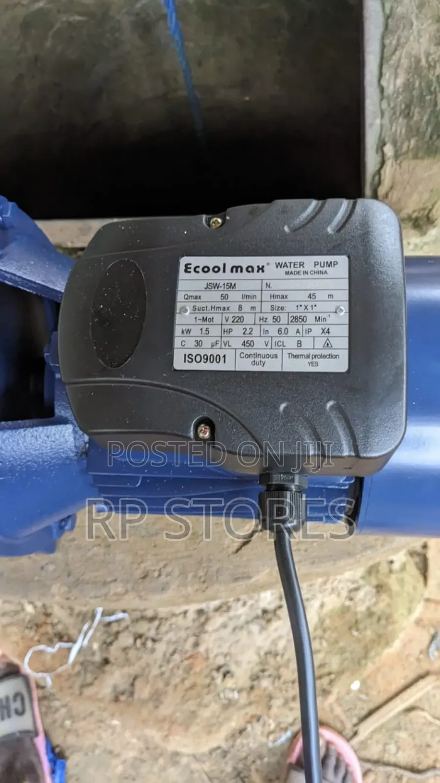 Ecoolmax 2.2hp Water Pump Electric