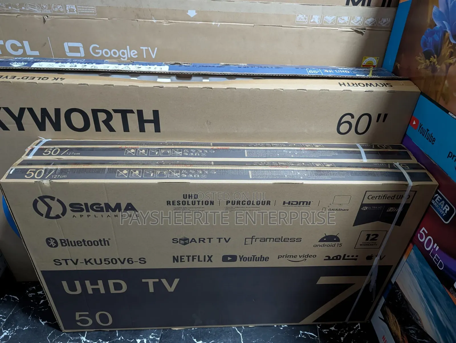 Sigma 50inches Smart Uhd