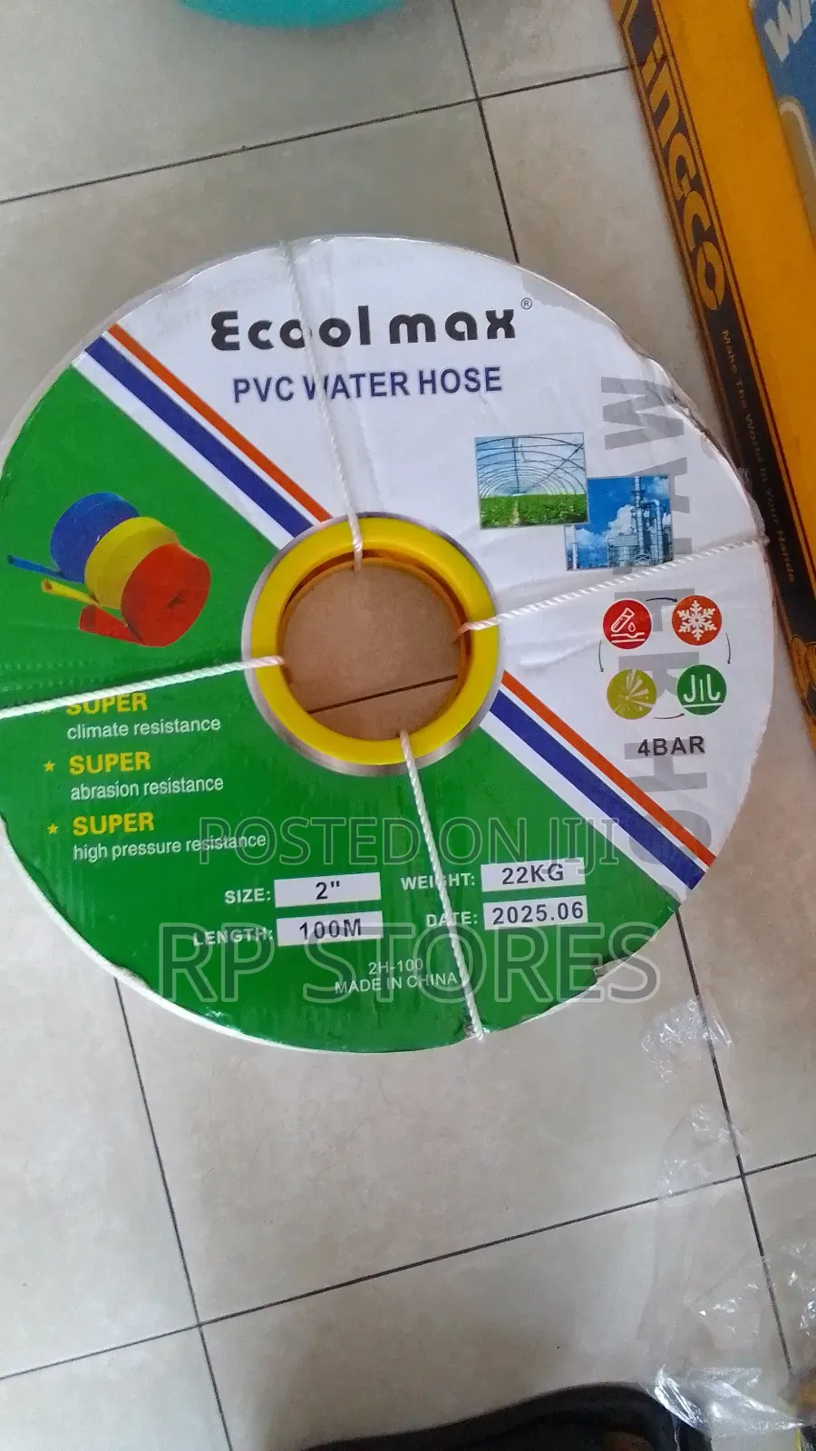 Ecoolmax Outlet 3" 100mm Hose