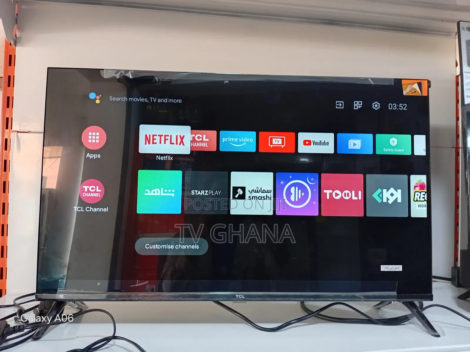 TCL 32"inches Smart Android – Crystal Hd + Youtube Ready