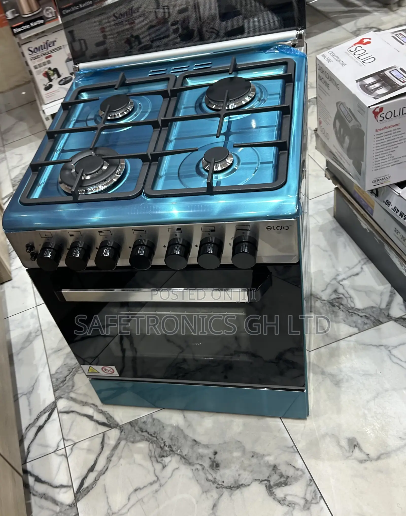 Excellent New Eldo 60x60 4 Gas Cooker Oven Grill