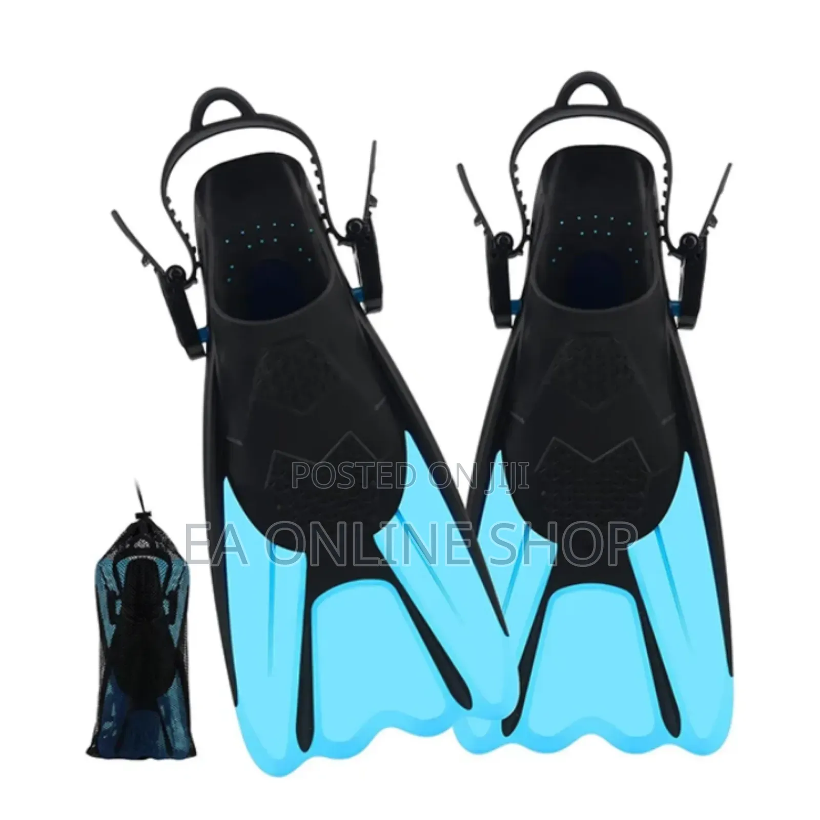 Short Fins Silicone Swimming Diving Flippers