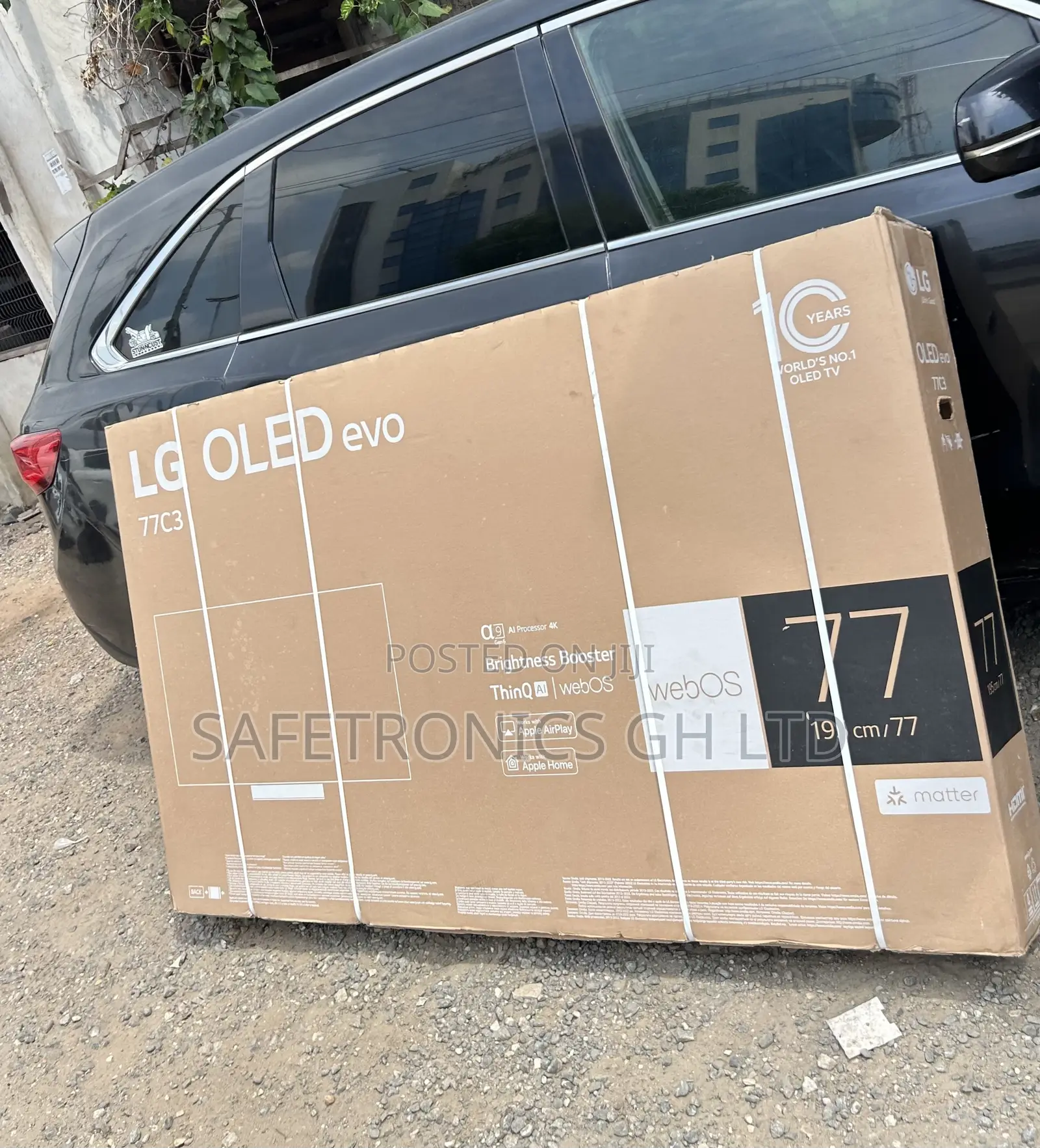 Ultra Sleek Lg 77 Inches Smart Oled Uhd Frameless 77c3 Tv