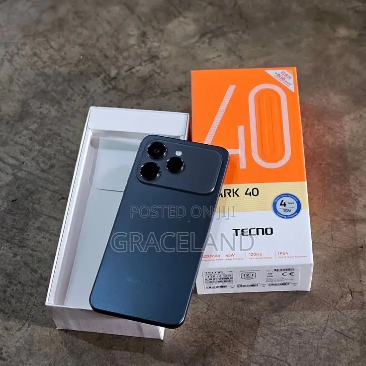 New Tecno Spark 40 128 GB Gray
