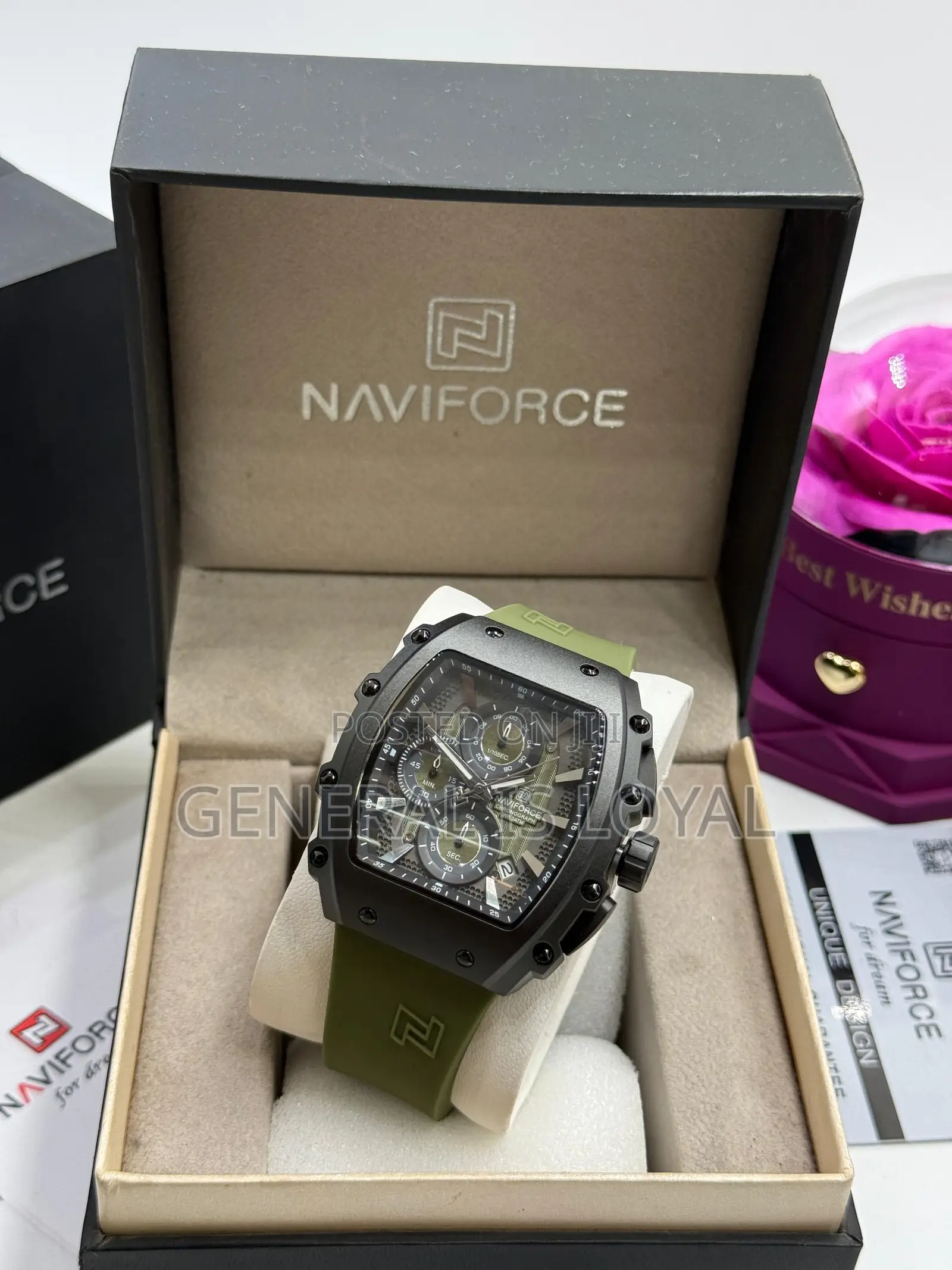 Naviforce Men's Analog Sports Chronograph Watch.