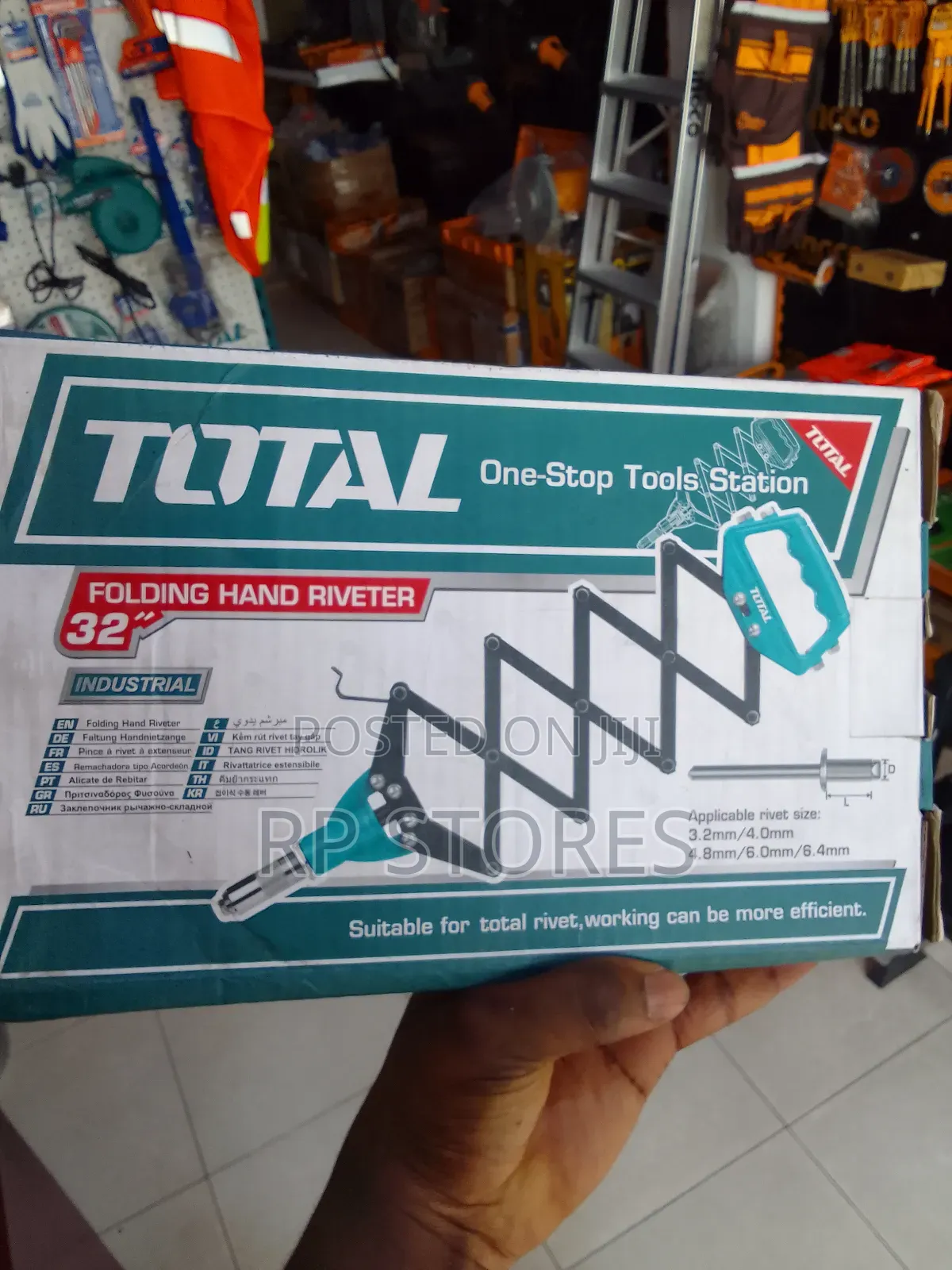 Total Folding Hand Riveter 32"
