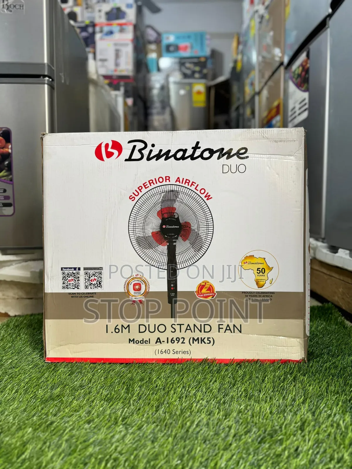 High Efficiency 3 Blade Standing Fan