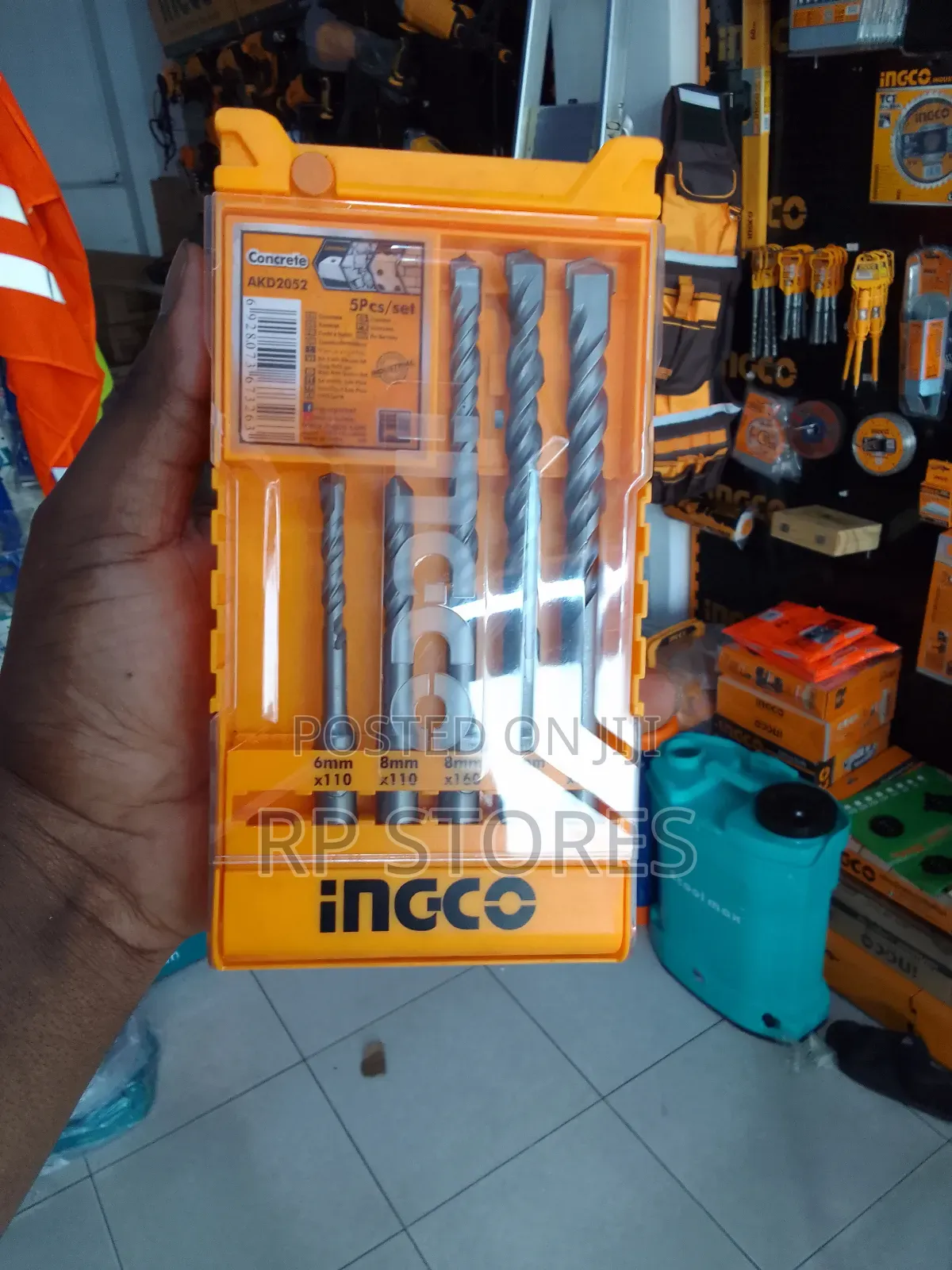 Ingco 5 PCS Concrete Bit Set