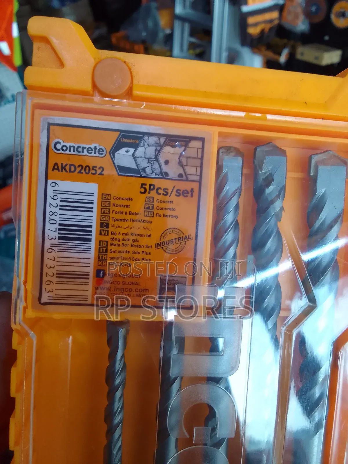 Ingco 5 PCS Concrete Bit Set