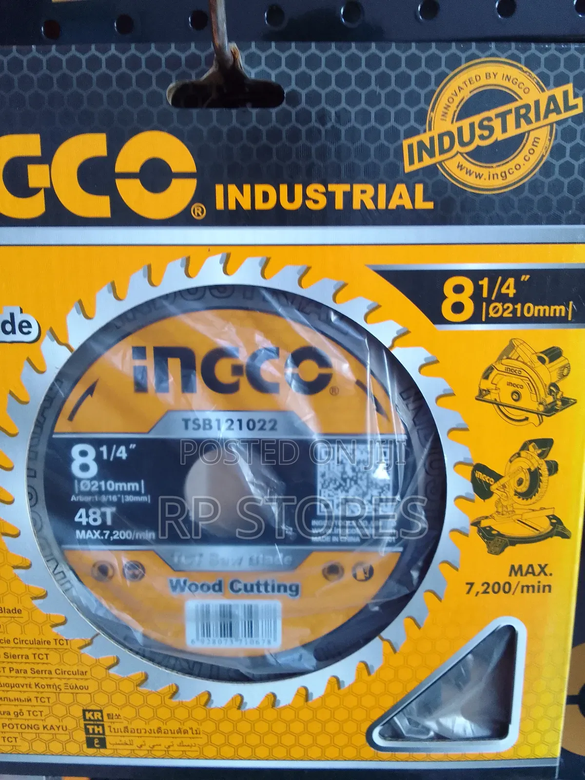Ingco TCT Saw Blade 8"