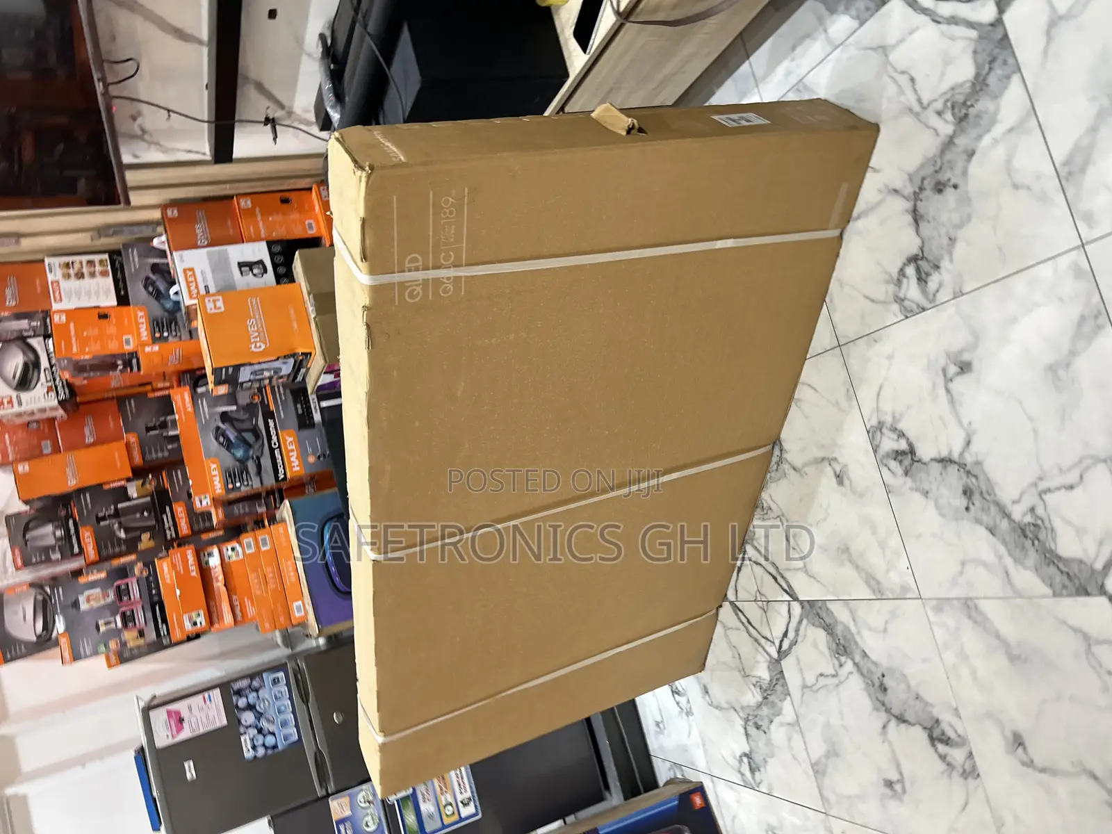 Shop Android Sleek 75” Samsung Qled 75q60c Smart Tv