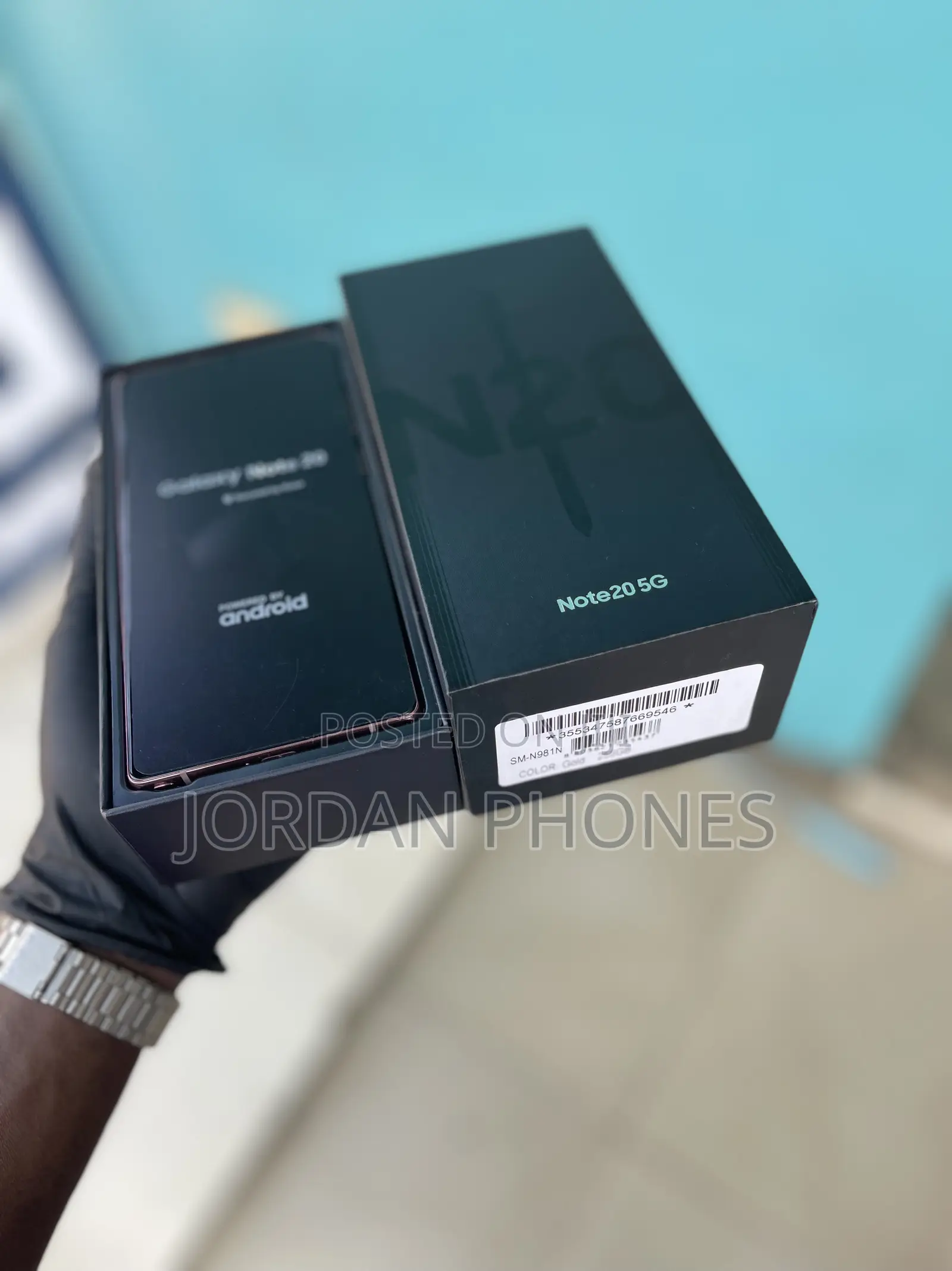 New Samsung Galaxy Note 20 5G 256 GB Gold