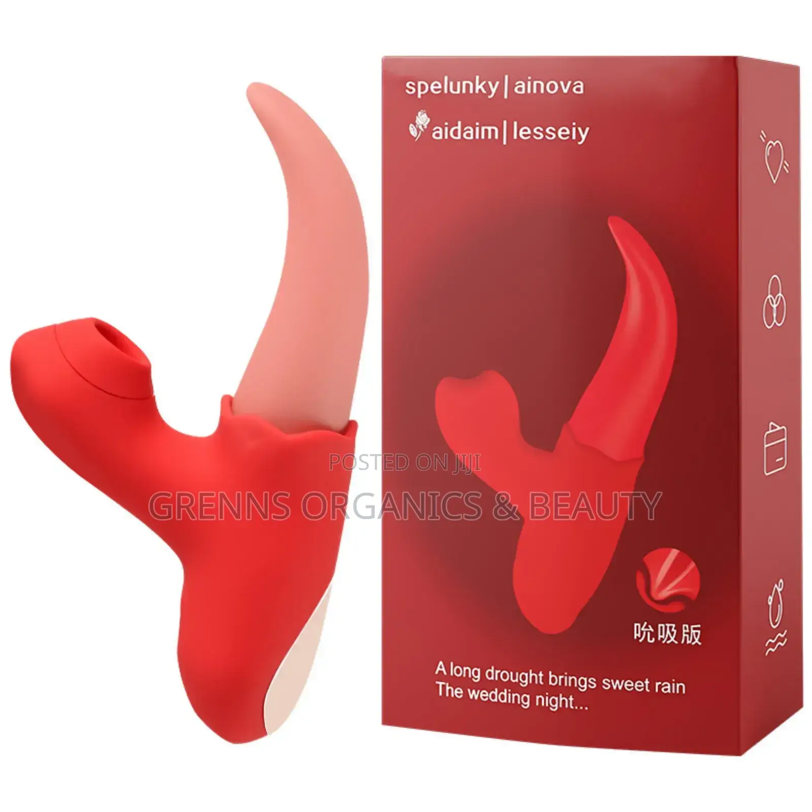 Rose 2in1 Tongue and Suction Vibrator