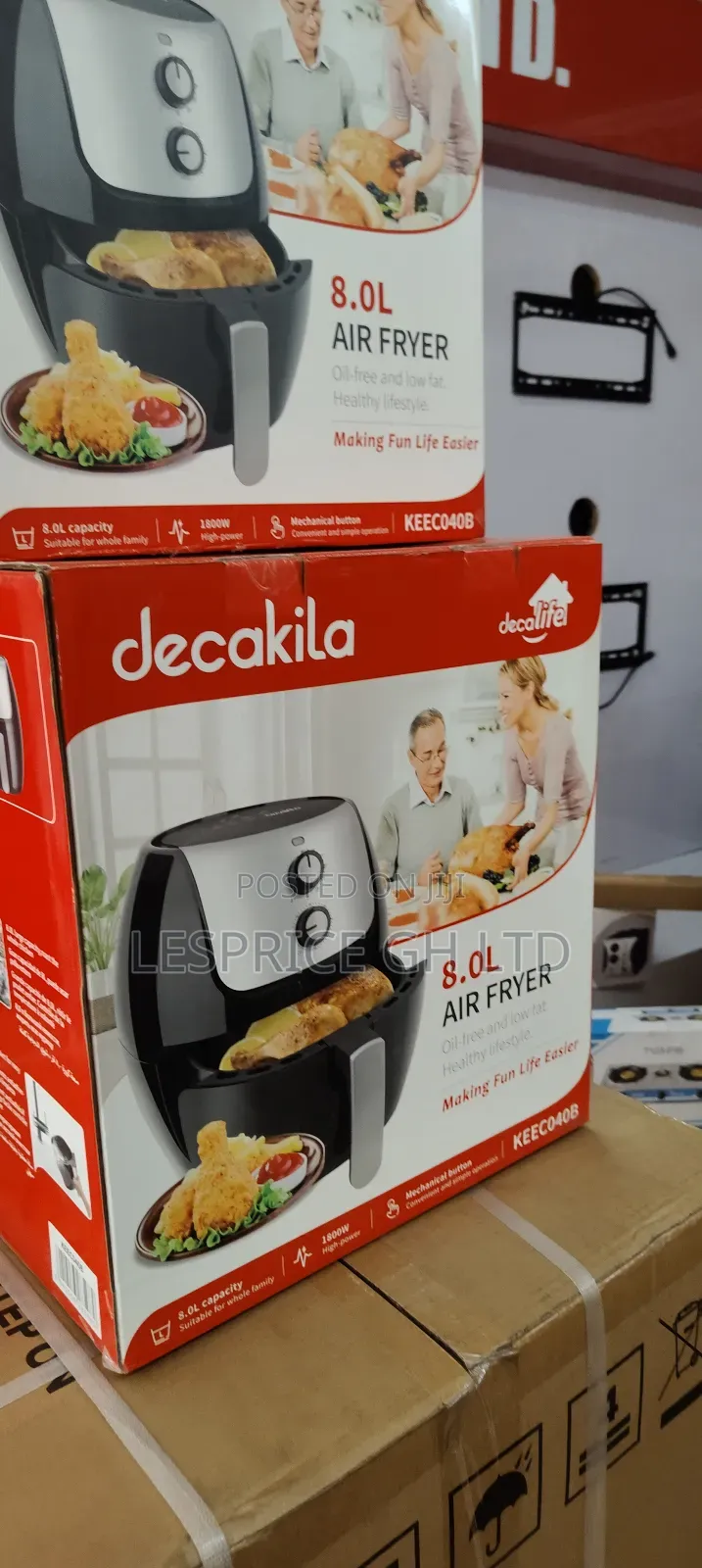 Luxury ~Decakila 8.0l Air Fryer