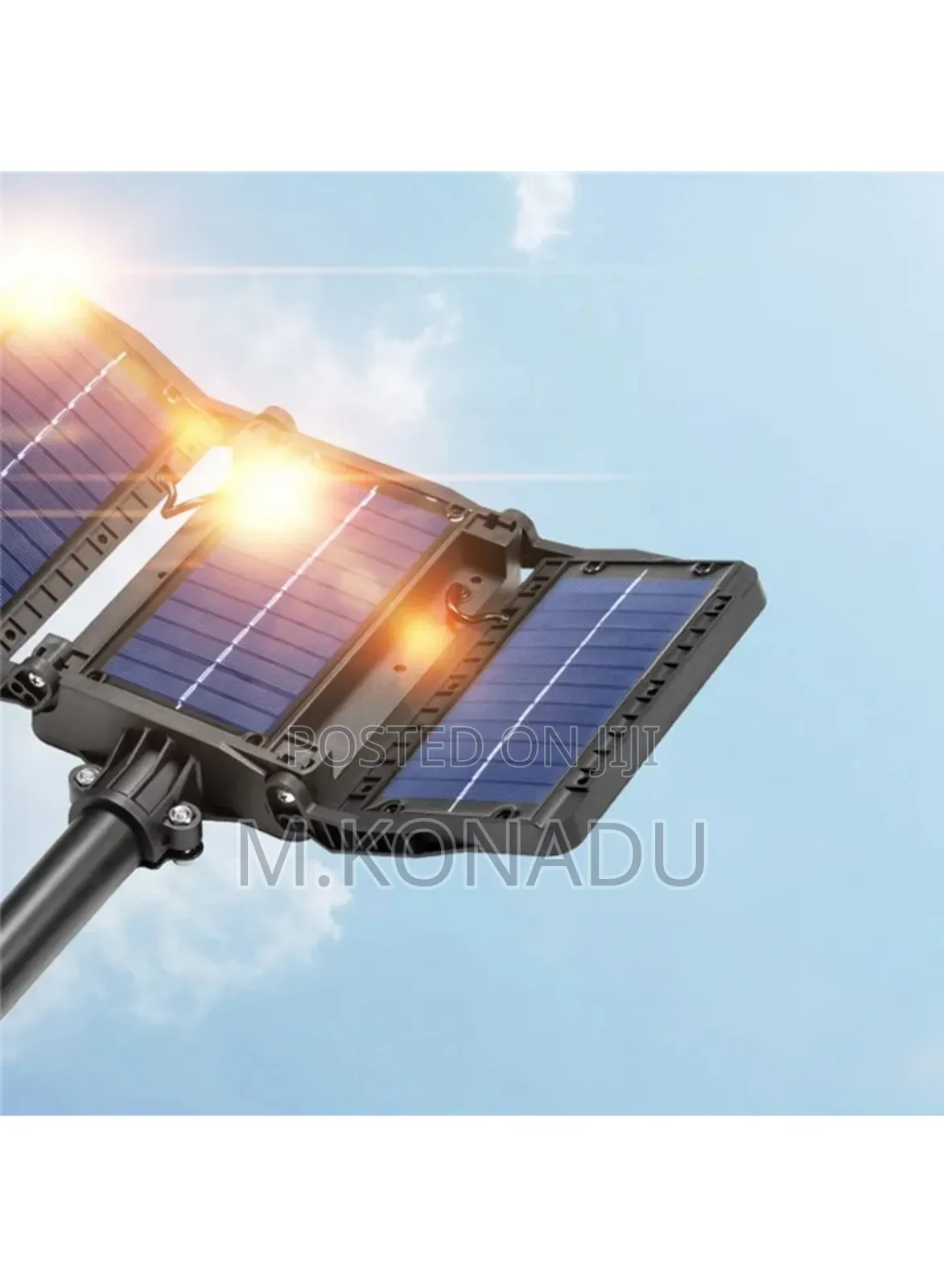 Solar Streetlight Cob Motion Sensor With 3 Headsmodes Life Waterproof