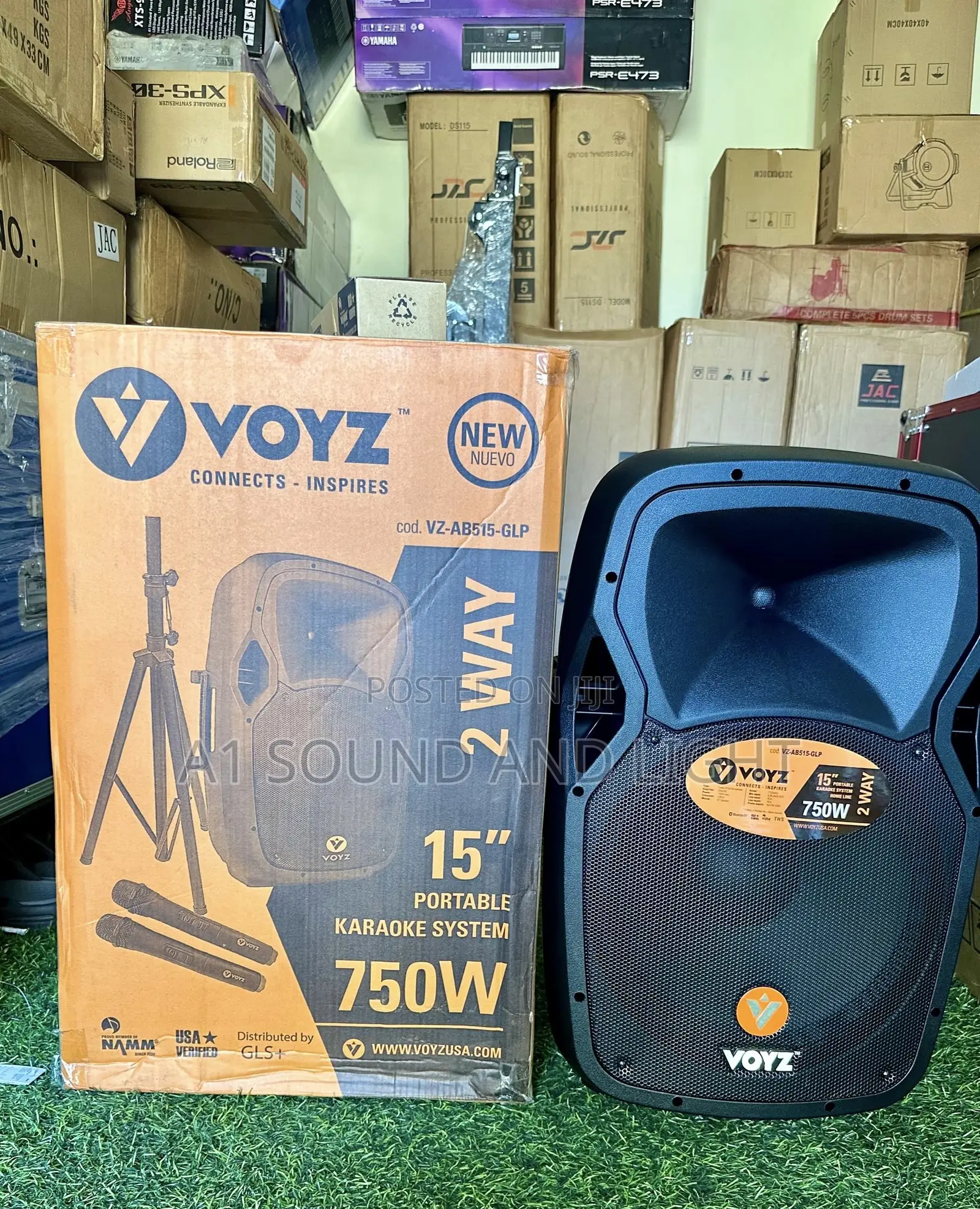 Voyt 2way 15 Portable Rechargeable Speaker