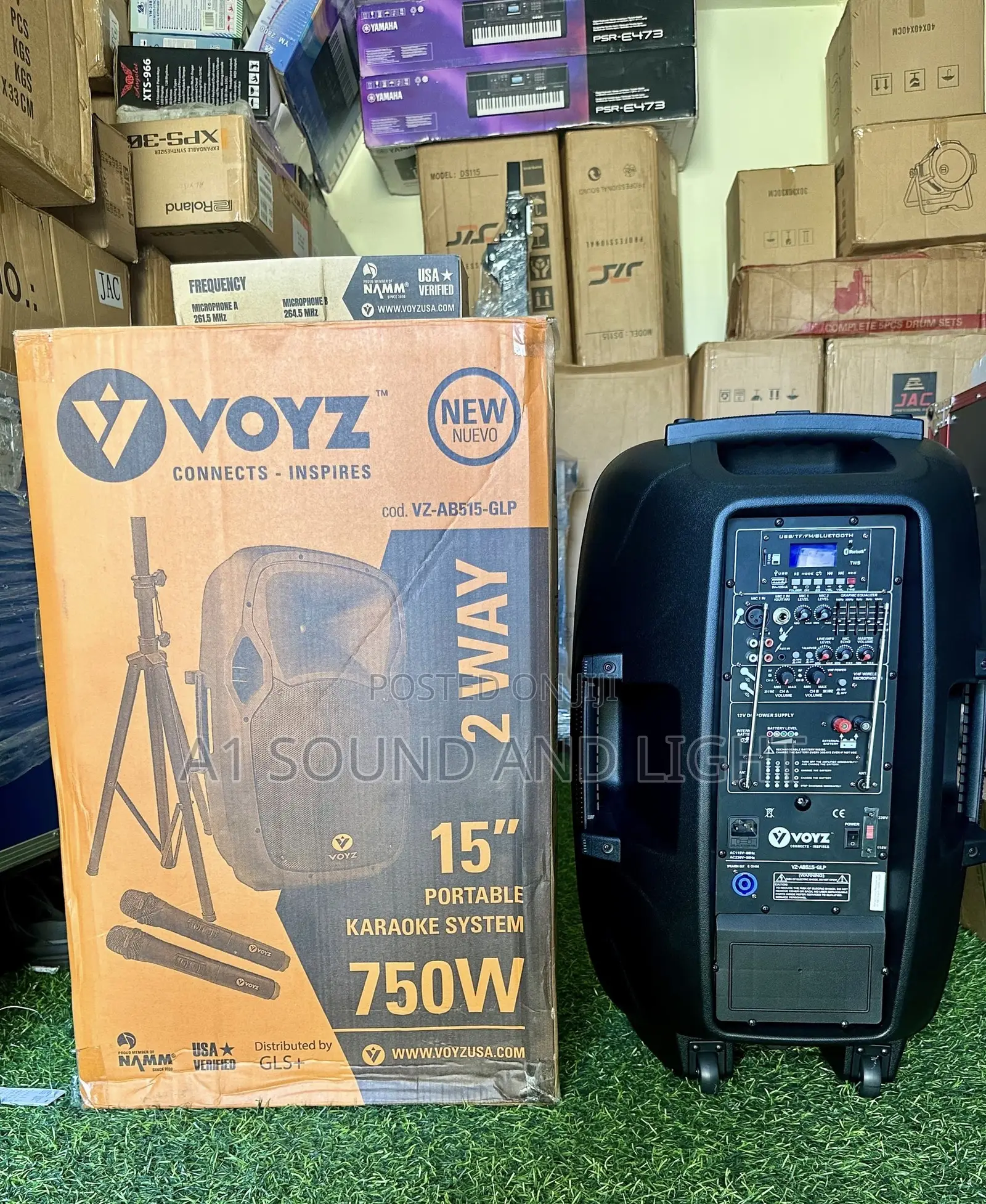 Voyt 2way 15 Portable Rechargeable Speaker