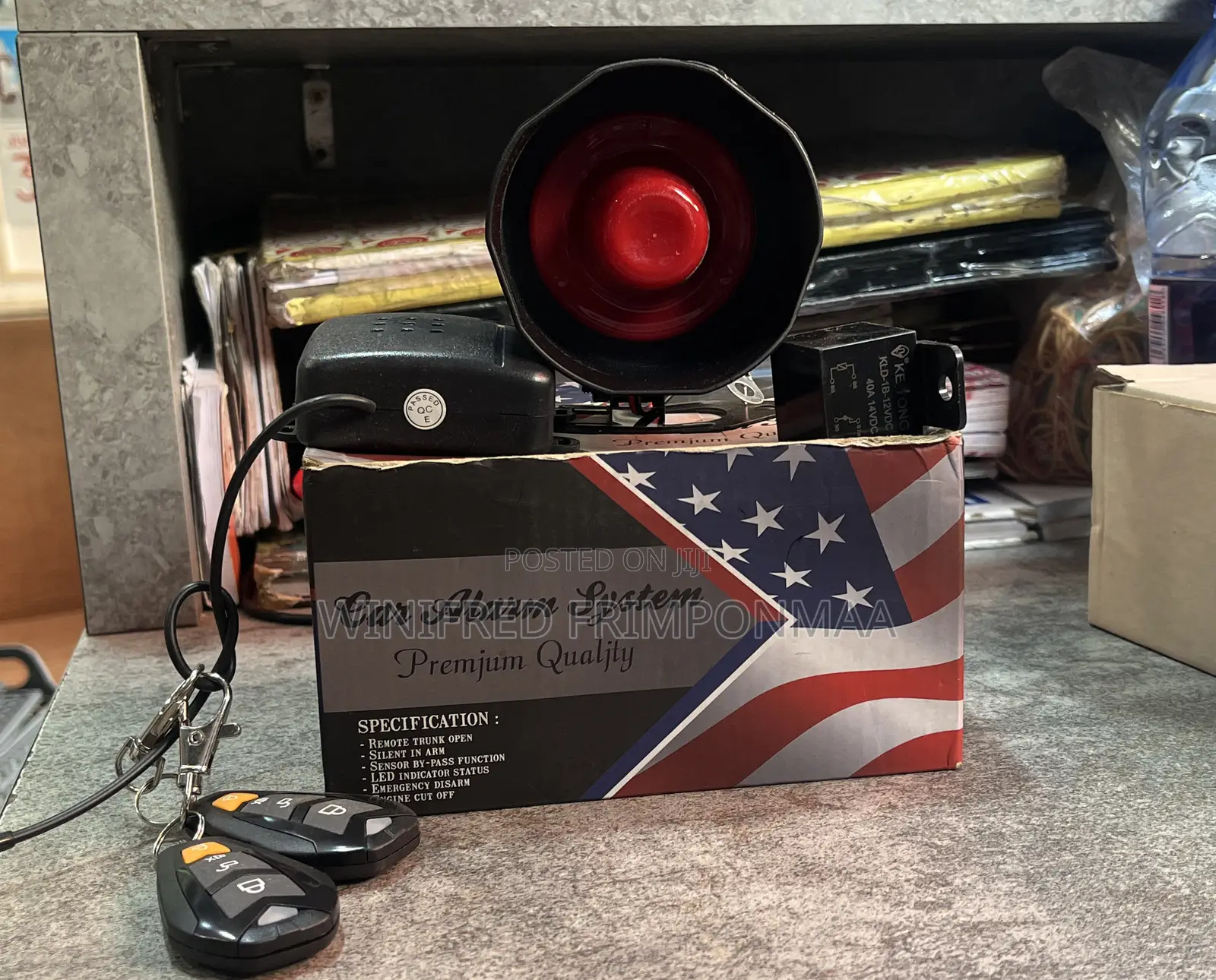 Car Alarm System Premjum Quality