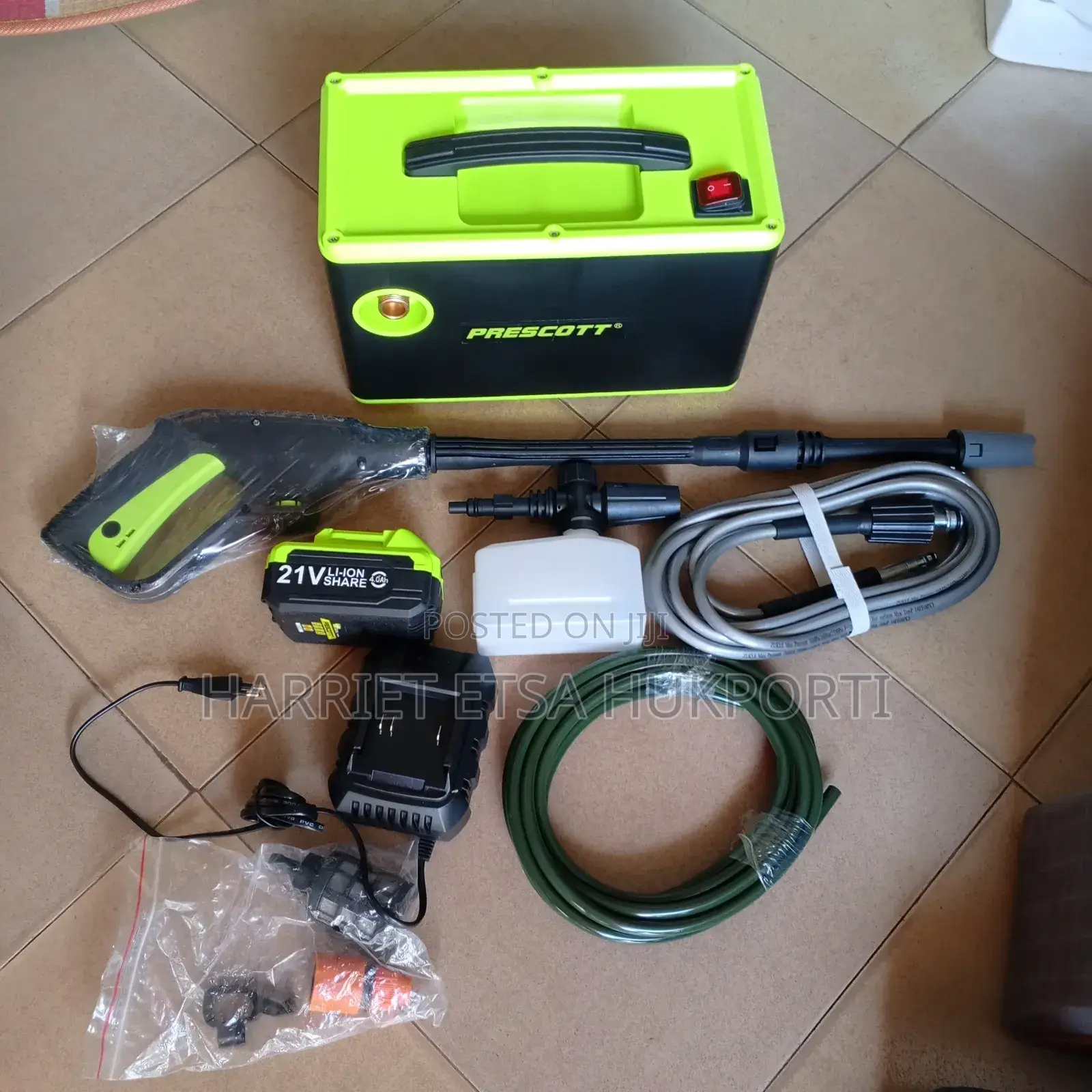 Cordless 21v Prescott Pressure Washer (350w)