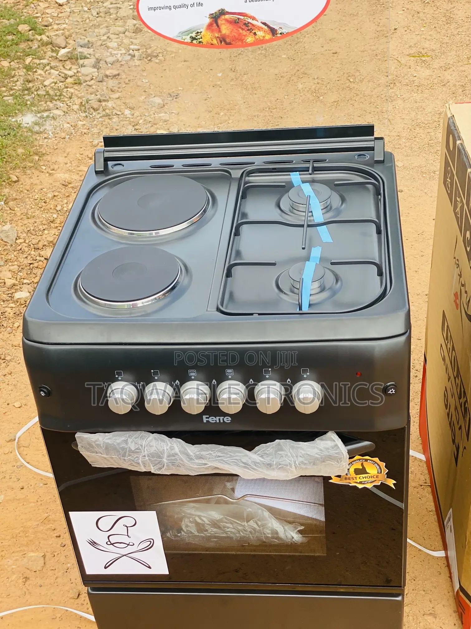 60x60 With Chicken Roaster Ferre Gas Cooker