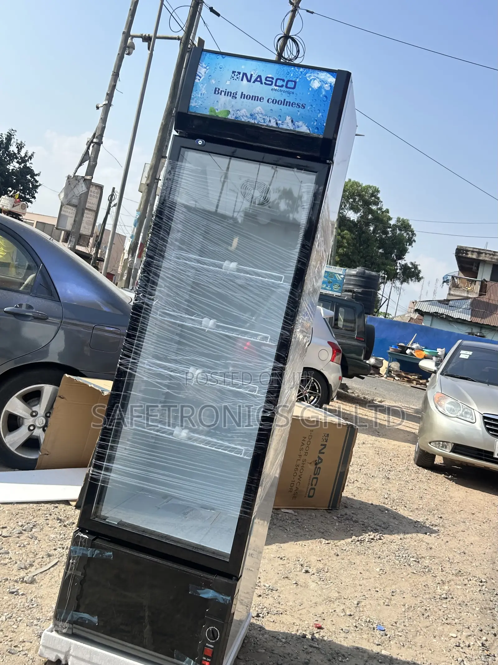 Nasco Direct Cooling (288) Liters Singledoor Glass Display Nas360fl