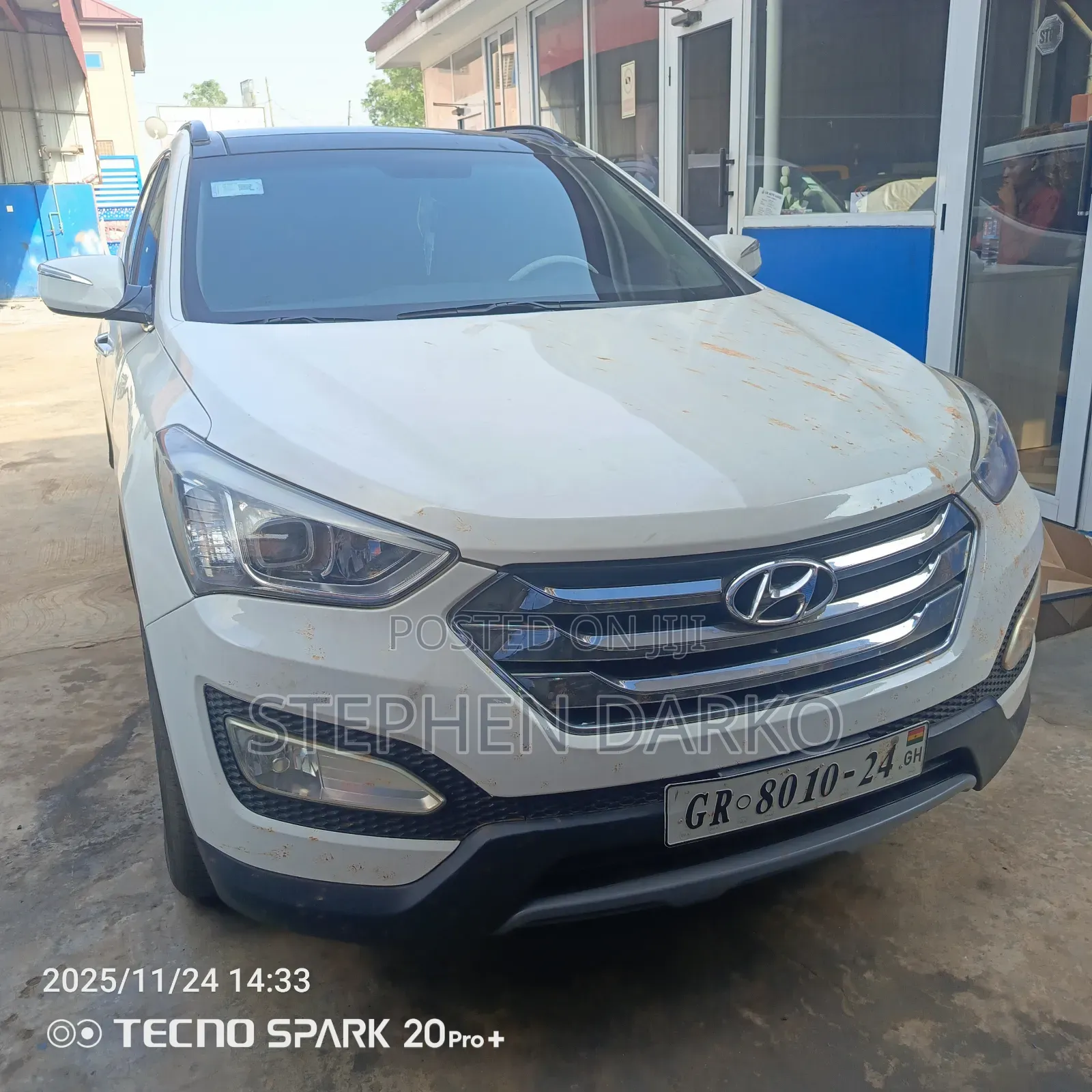 Hyundai Santa Fe 2014 White