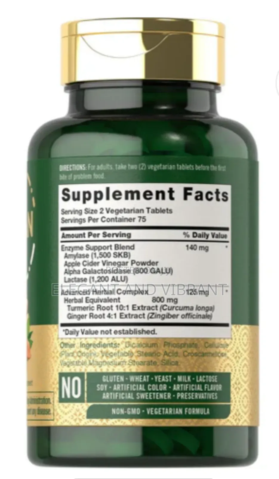 Opti-bean, Digestive Enzymes Support | 150 Tablets