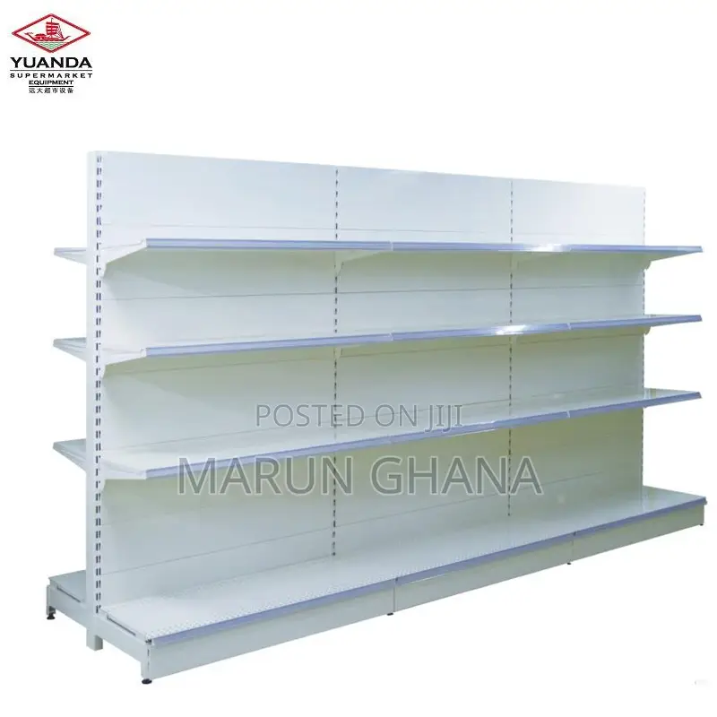 Double Sided End Unit Supermarket Shelves for Retail Store Gondola