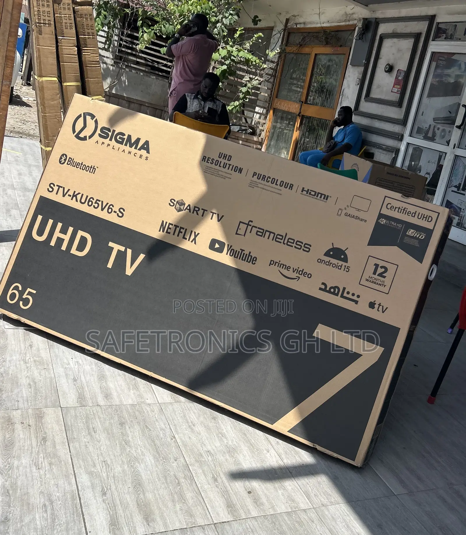 Modern Design 65” Sigma Ultra Modern Led Smart Sleek Tv