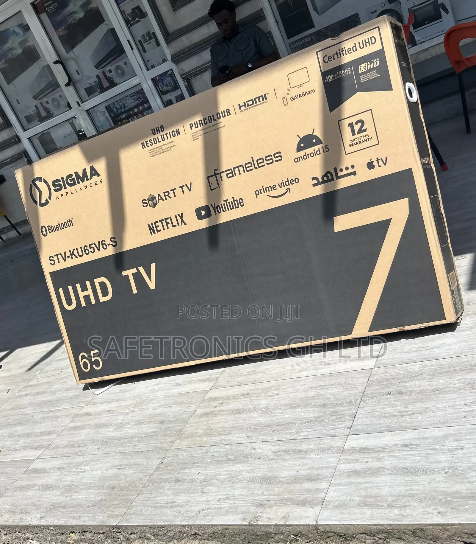 Excellent New 65 Inch Sigma Sleek Smart Uhd Ultra Tv