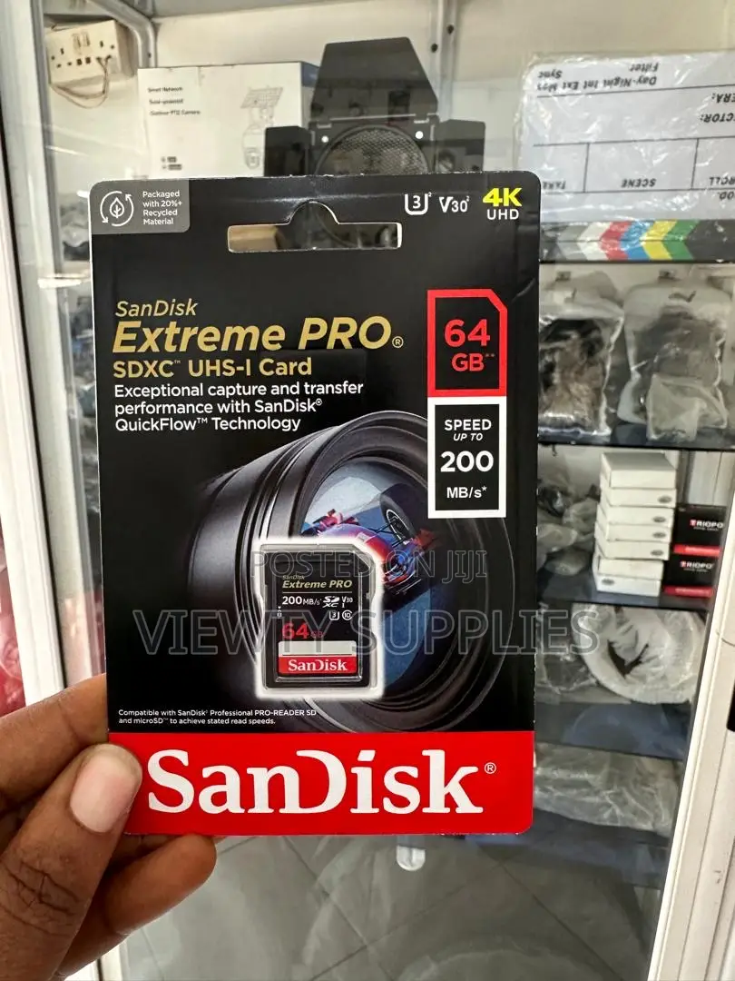64gb Sandisk Extreme Pro Sdxc Uhs-i Memory Card
