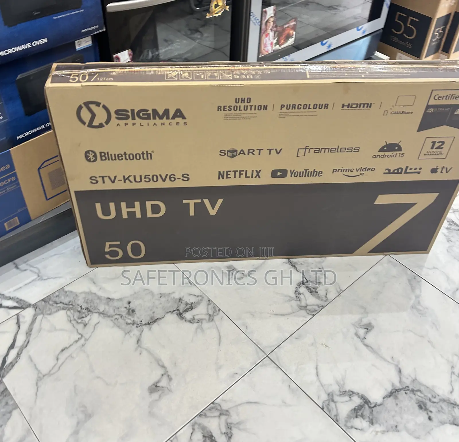 Lovely 50 Inch Sigma Sleek Uhd Android Tv