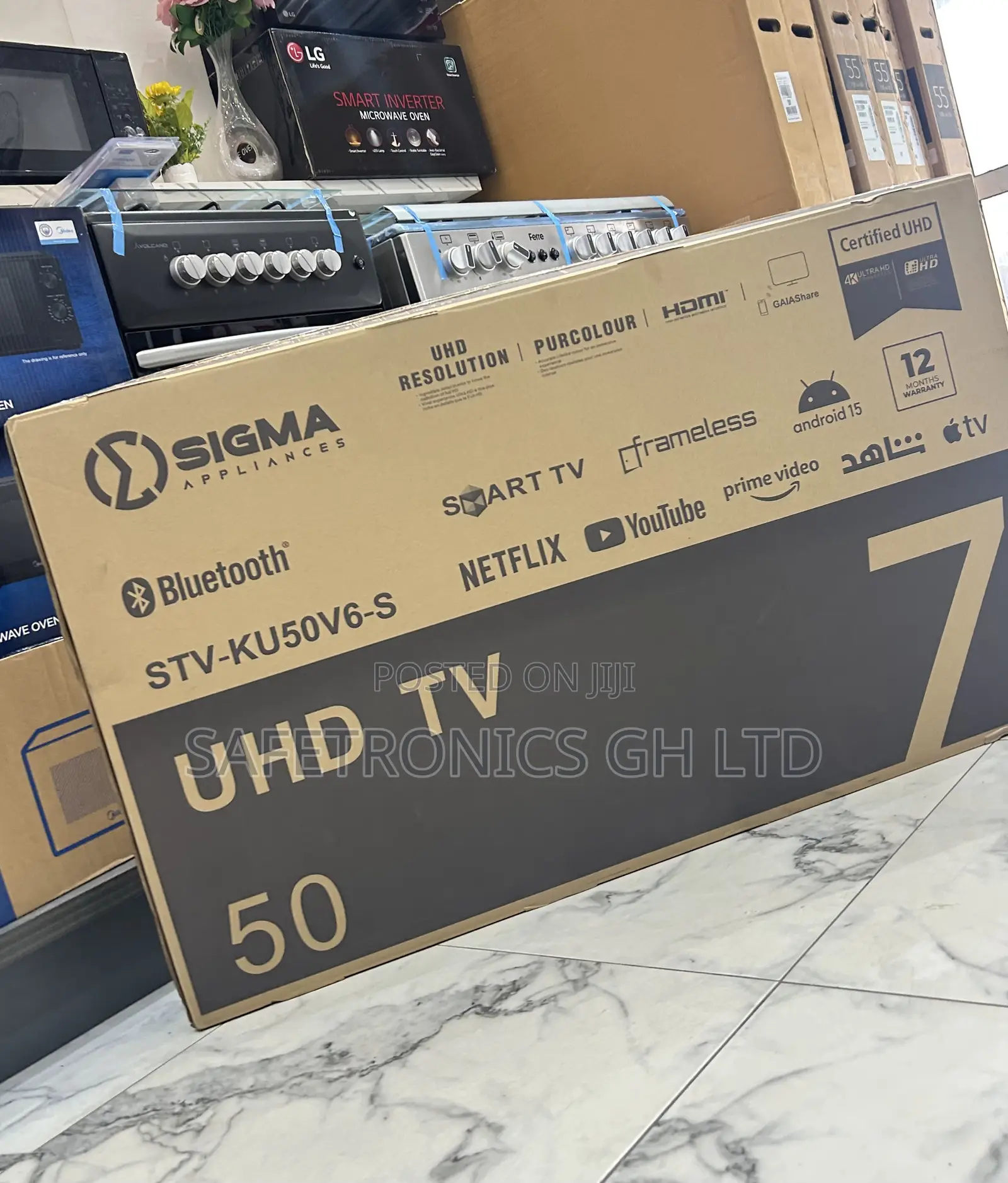 Lovely 50 Inch Sigma Sleek Uhd Android Tv