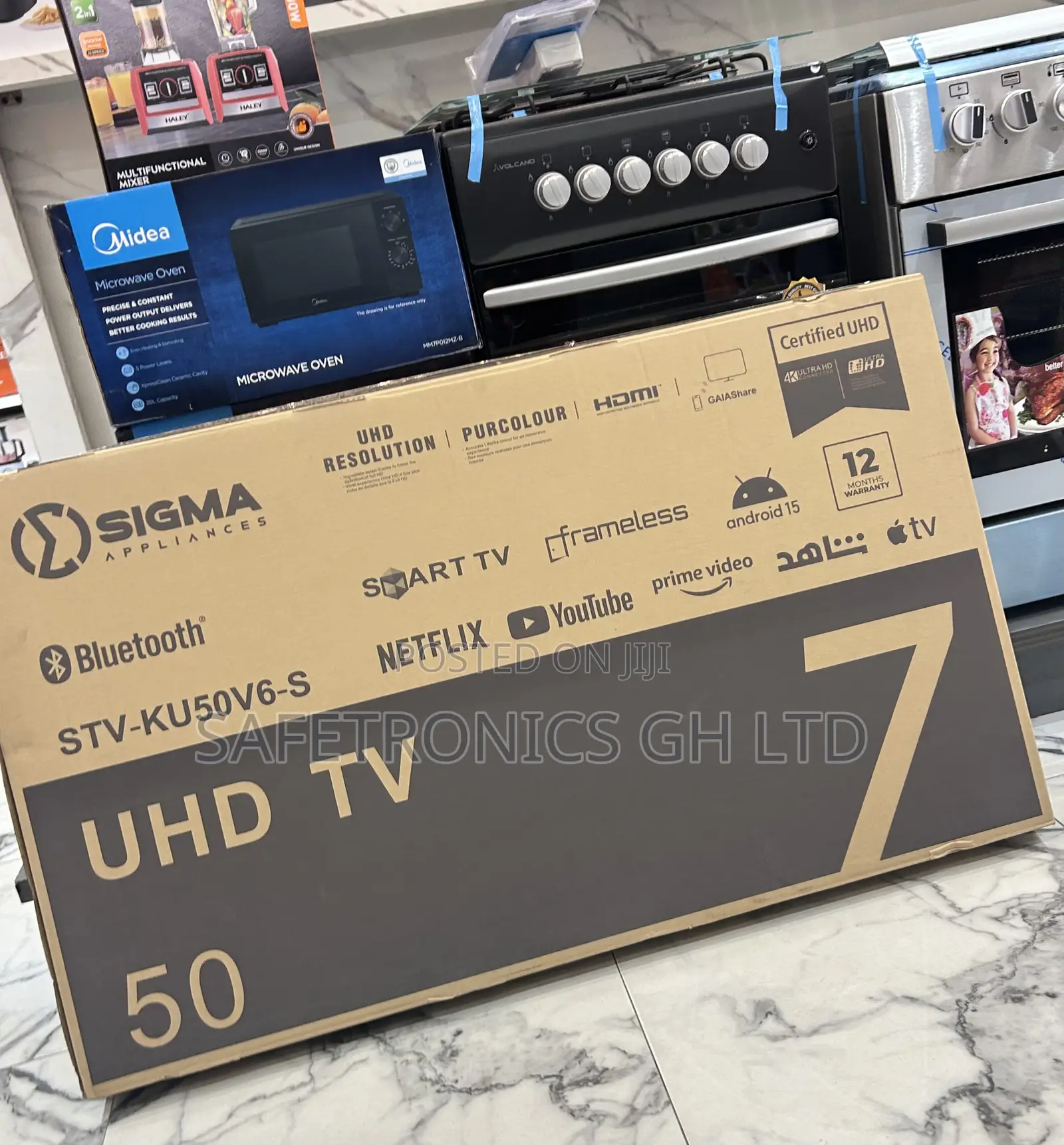 Excellent Led Smart Sleek Design Sigma 50 Inch Tv