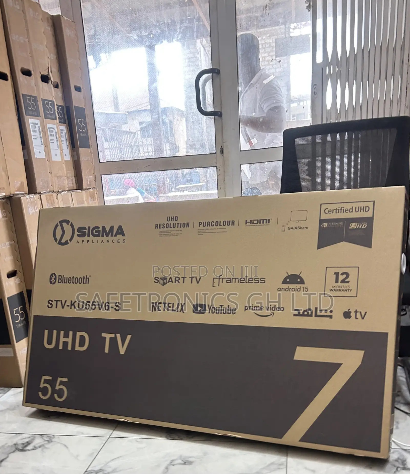 Try Authentic 55 Inch Frameless Sigma Uhd Ultra Tv