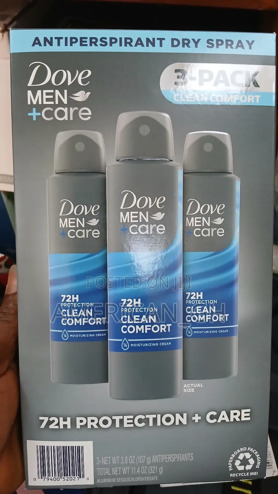 Dove Men + Care Clean Comfort 72hrs Protection