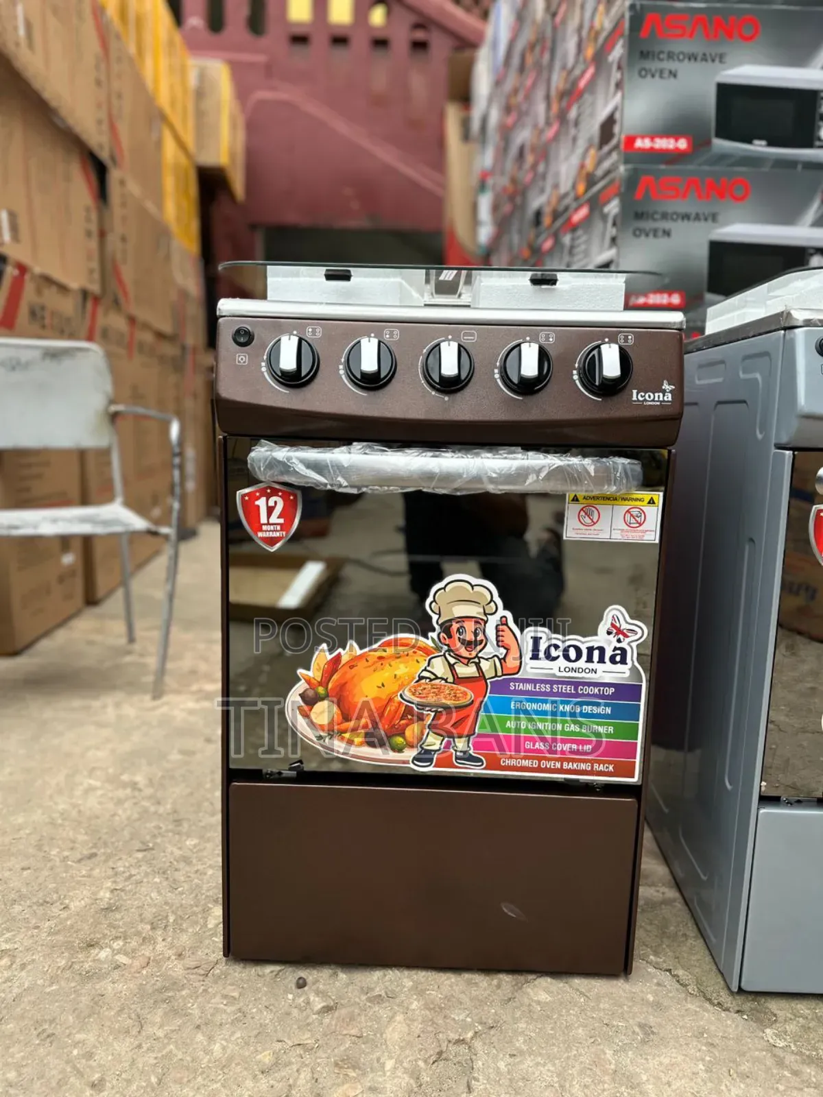 Icona 50×50 Burner With Oven