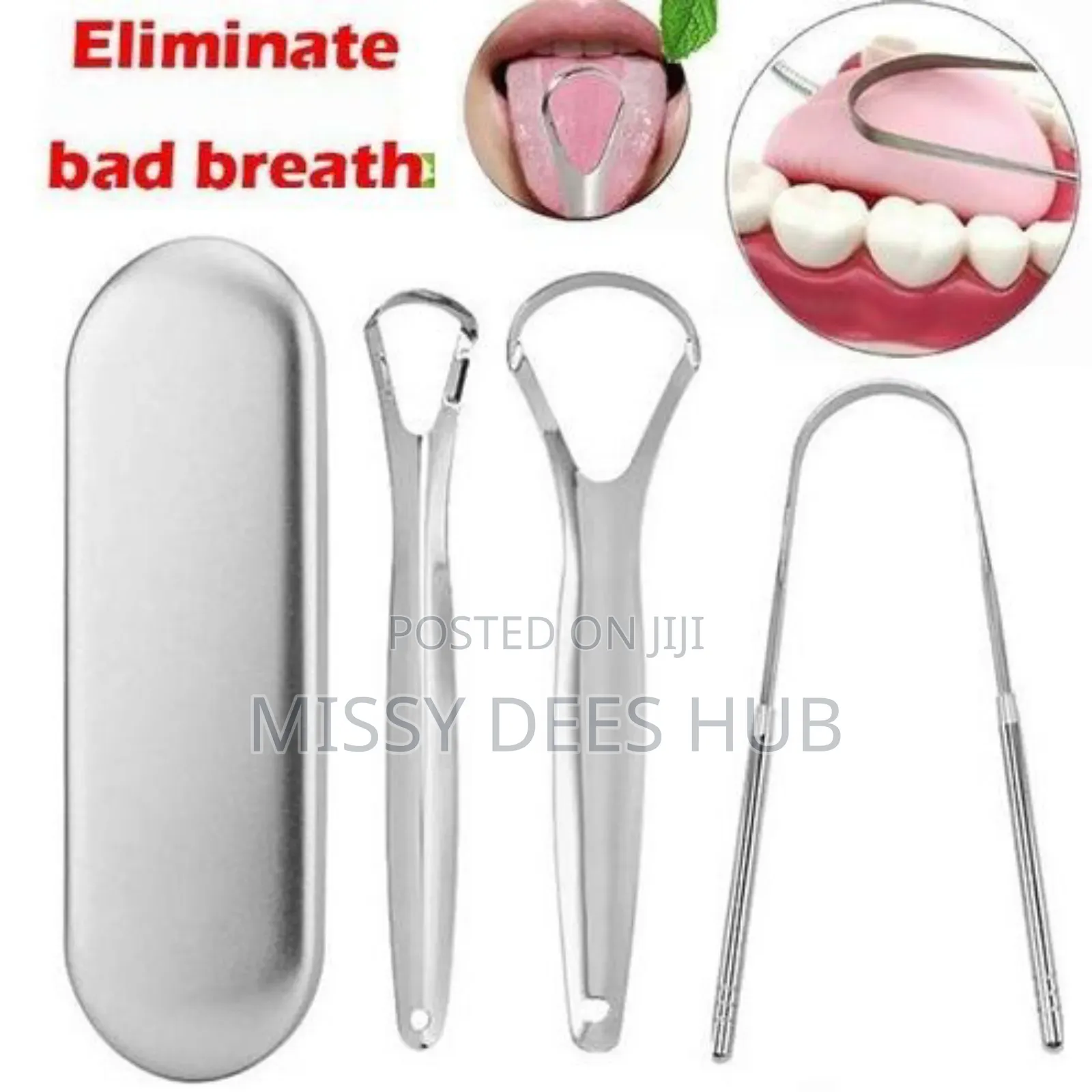 3pcs Tongue Scraper Set