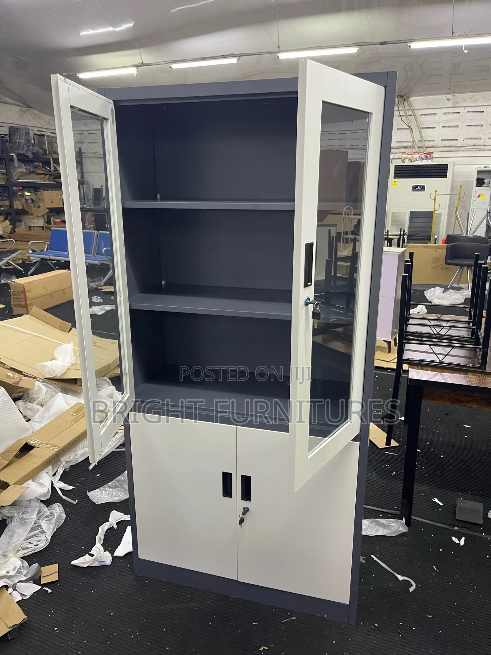 Office Cabinet With Glass Available in Stock