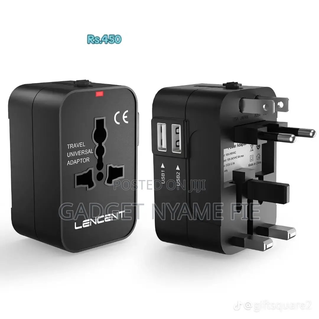 Internationally Recognized Universal Travel Adapter