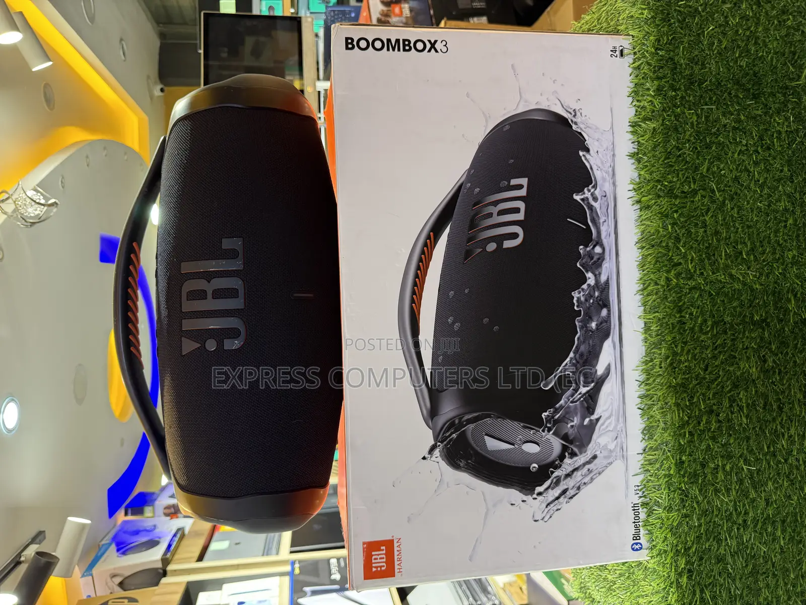 JBL Boombox 3 Bluetooth Speaker With Massive Sound, Deepest Bass,Uk